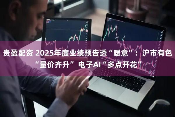 贵盈配资 2025年度业绩预告透“暖意”：沪市有色“量价齐升” 电子AI“多点开花”